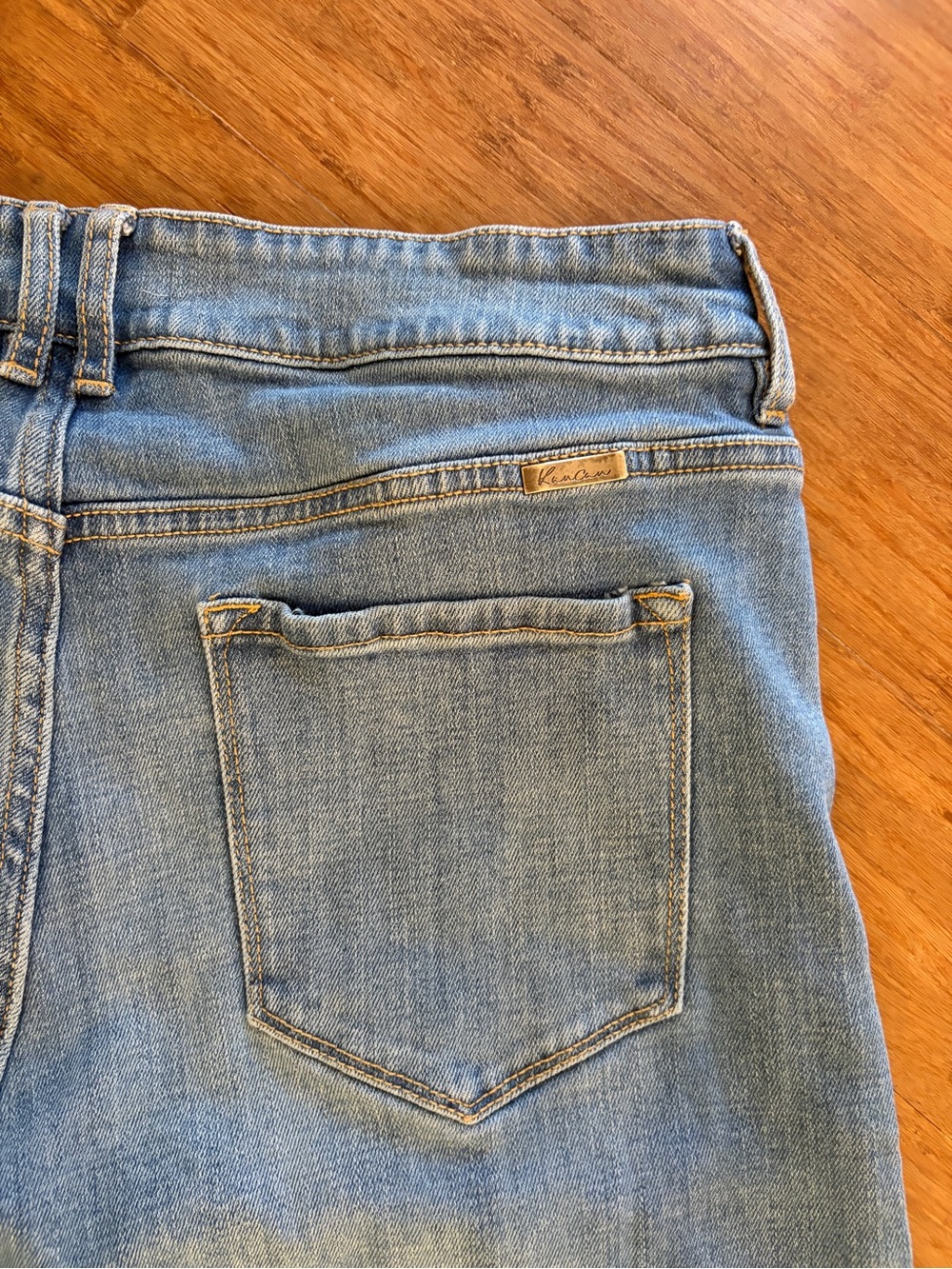 Kancan Bertha High Rise Wide Medium Wash, sz 15/31 - Picture 13 of 13